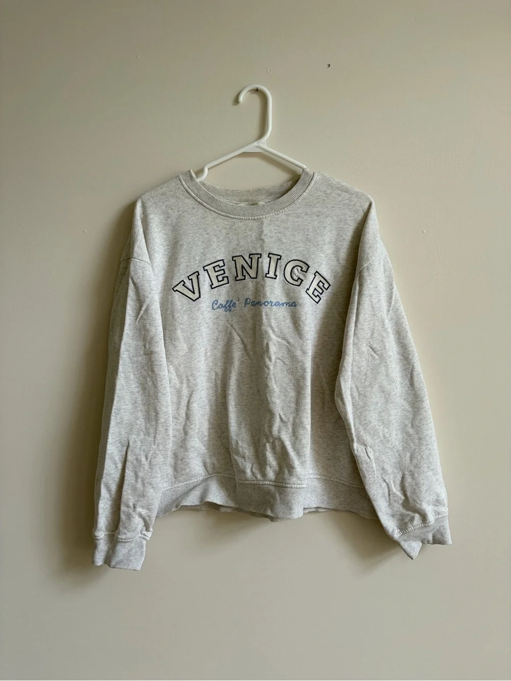 H&M Light Gray 'Venice' Crewneck Sweatshirt - Picture 1 of 3